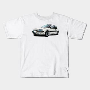 Citroen Saxo Illustration - White Kids T-Shirt